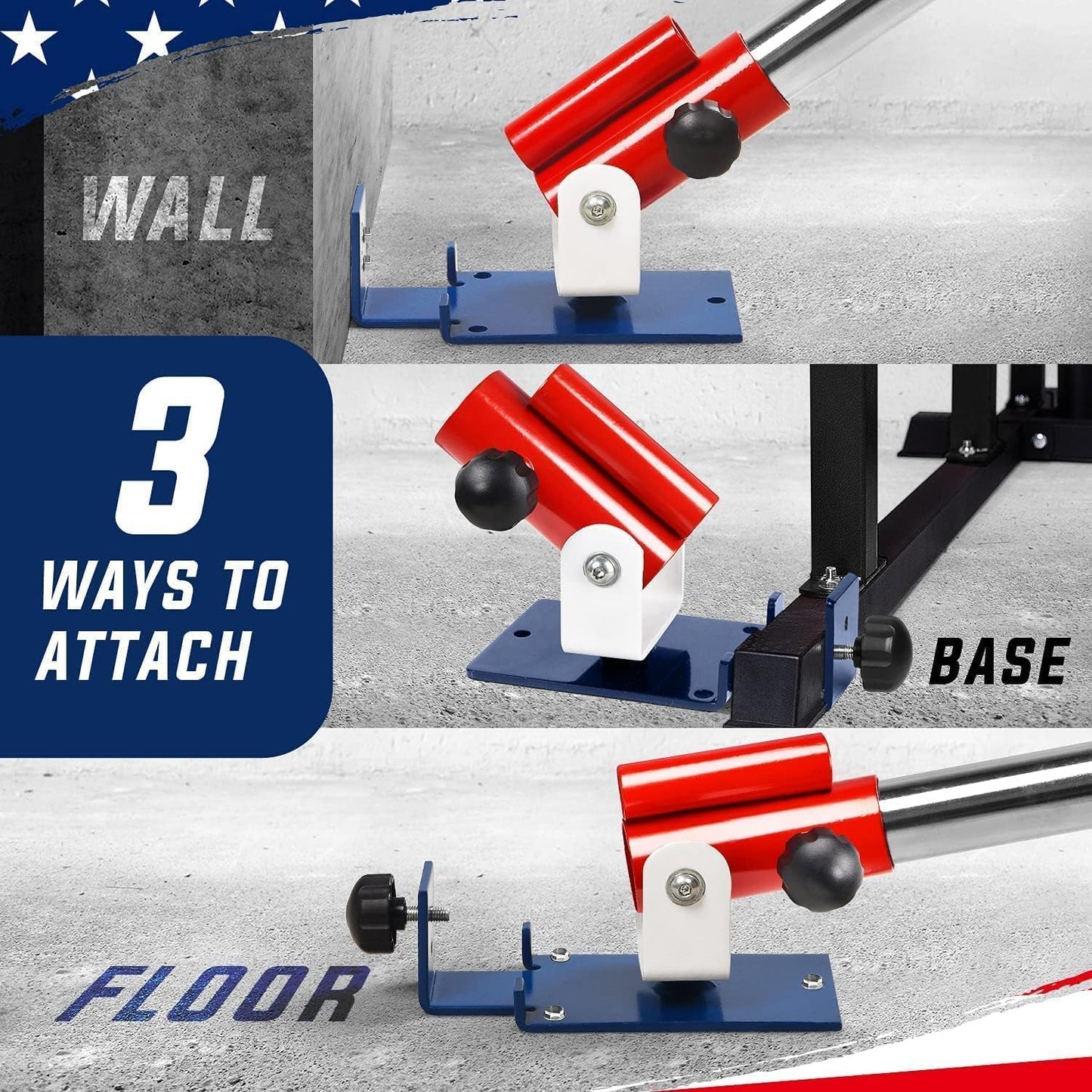 Deluxe T-Bar Row Platform – Full 360° Swivel & Easy to Install – Fits 1” Standard and 2” Olympic Bars (8. Black - T-Bar Row Platform + Lock Jaw 1Inch & 2Inch)