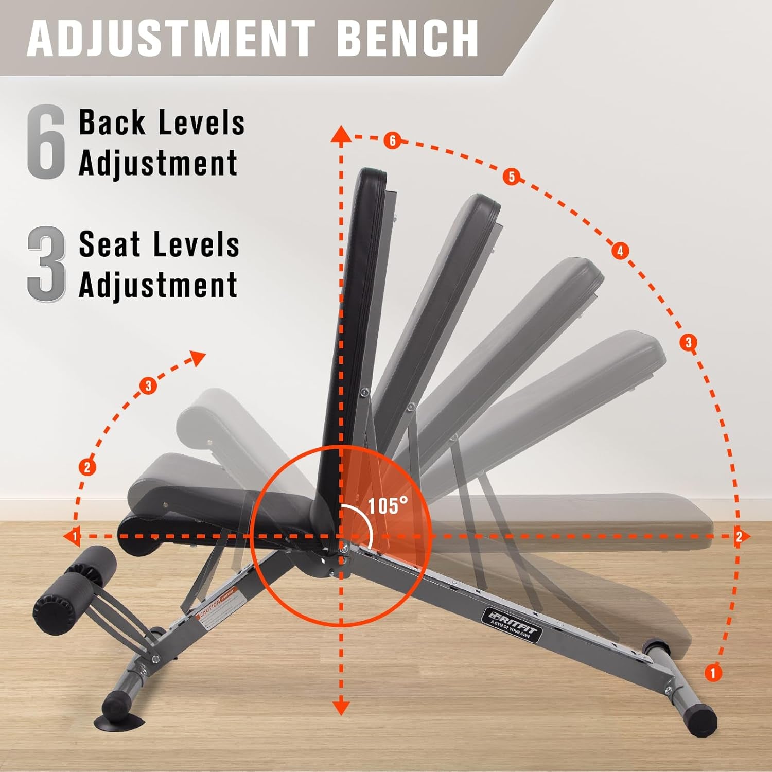 Squat Rack Power Cage Home Gym Package, Includes 1000LBS Power Rack with LAT Pull Down, Weight Bench, Rubber/Bumper Plates Set with Olympic Barbell (Package 1.2K (Rubber Plate 140Lbs))-Orange